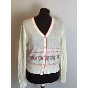Heinzelmann Vintage Cardigan Sweater Made in West Germany Cottagecore Size M?